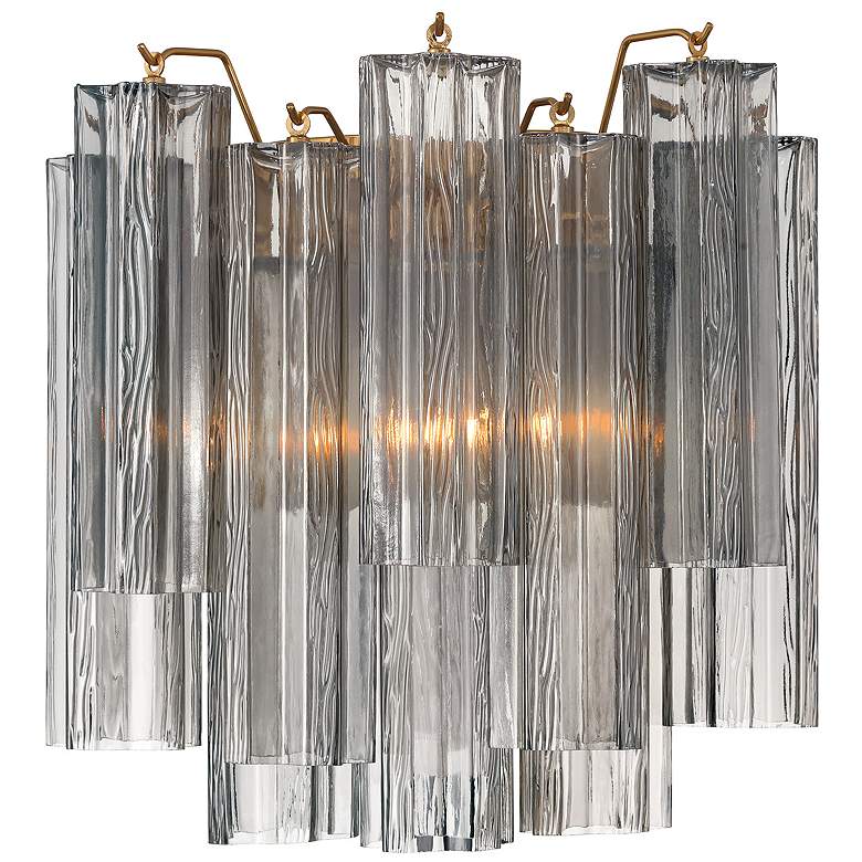 Image 1 Addis 2 Light Aged Brass Sconce