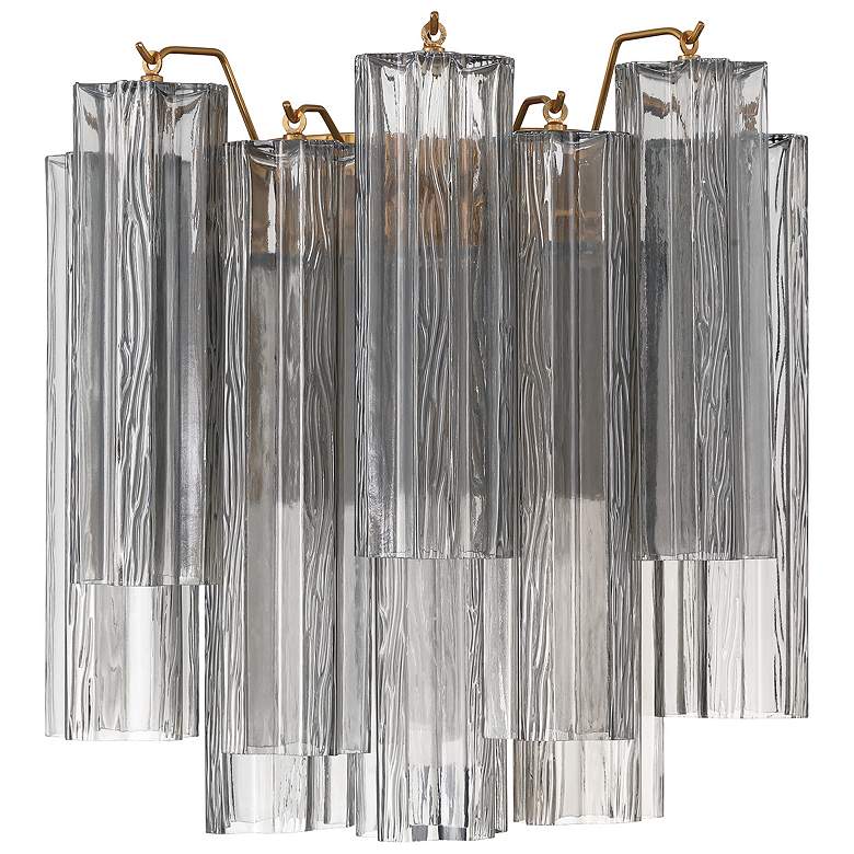 Image 2 Addis 2 Light Aged Brass Sconce more views