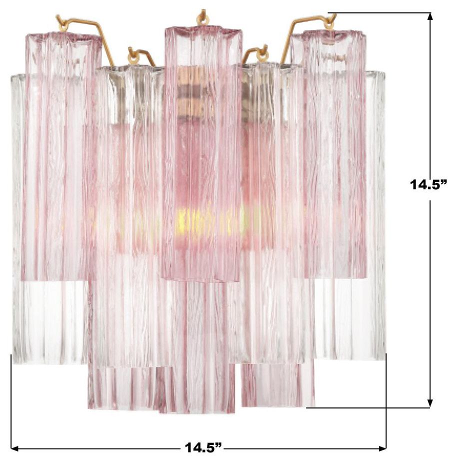 Image 6 Addis 2 Light Aged Brass Sconce more views