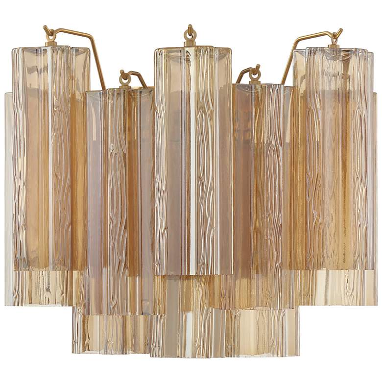 Image 1 Addis 2 Light Aged Brass Wall Mount