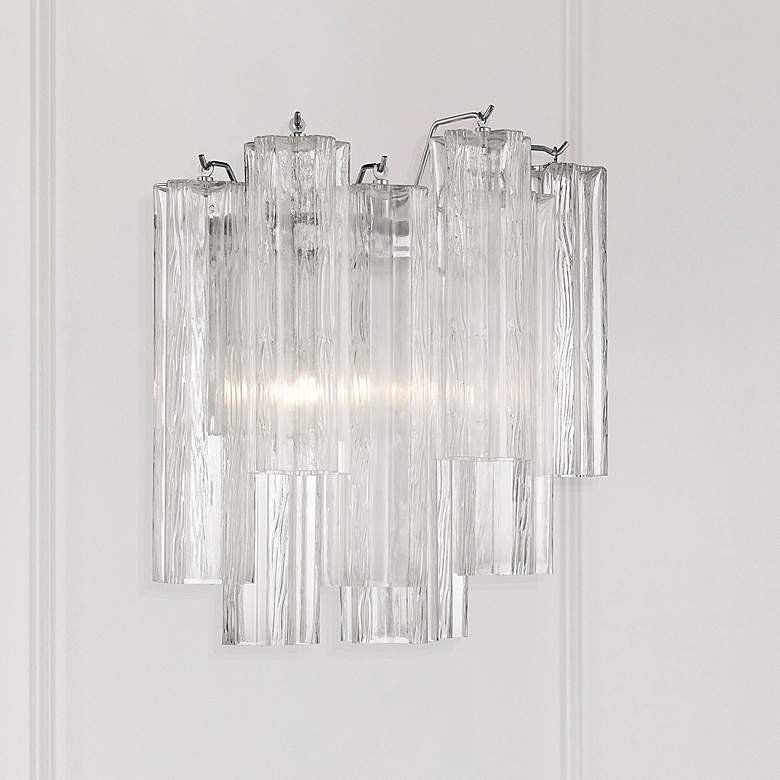 Image 7 Addis 2 Light Polished Chrome Sconce more views