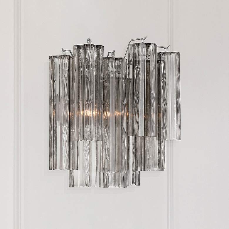 Image 7 Addis 2 Light Polished Chrome Sconce more views