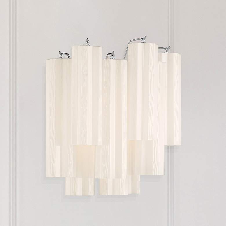 Image 1 Addis 2 Light Polished Chrome Sconce