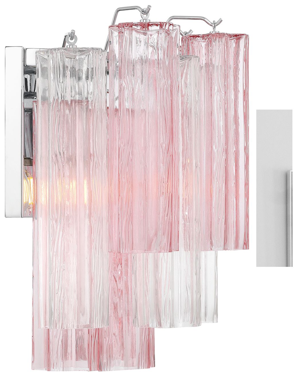 Image 4 Addis 2 Light Polished Chrome Sconce more views