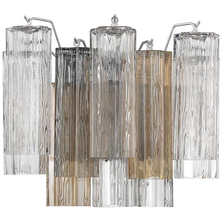 Image 1 Addis 2 Light Polished Chrome Wall Mount