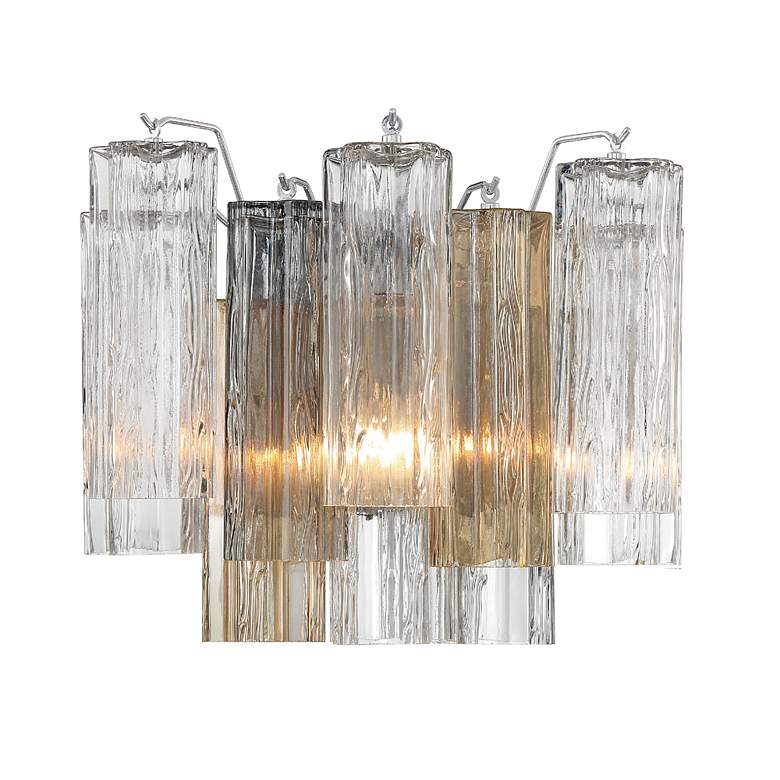Image 3 Addis 2 Light Polished Chrome Wall Mount more views