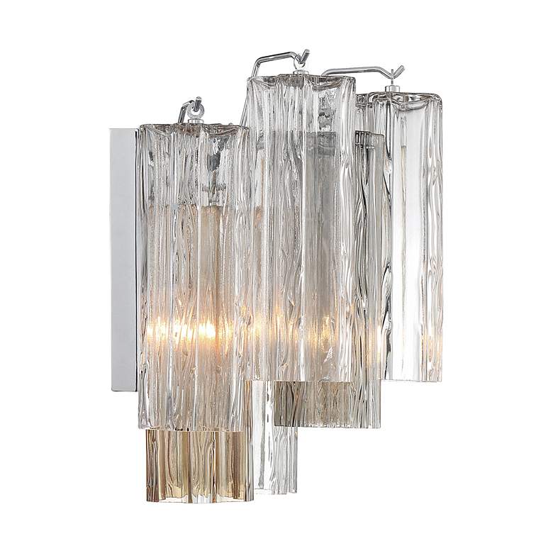 Image 5 Addis 2 Light Polished Chrome Wall Mount more views