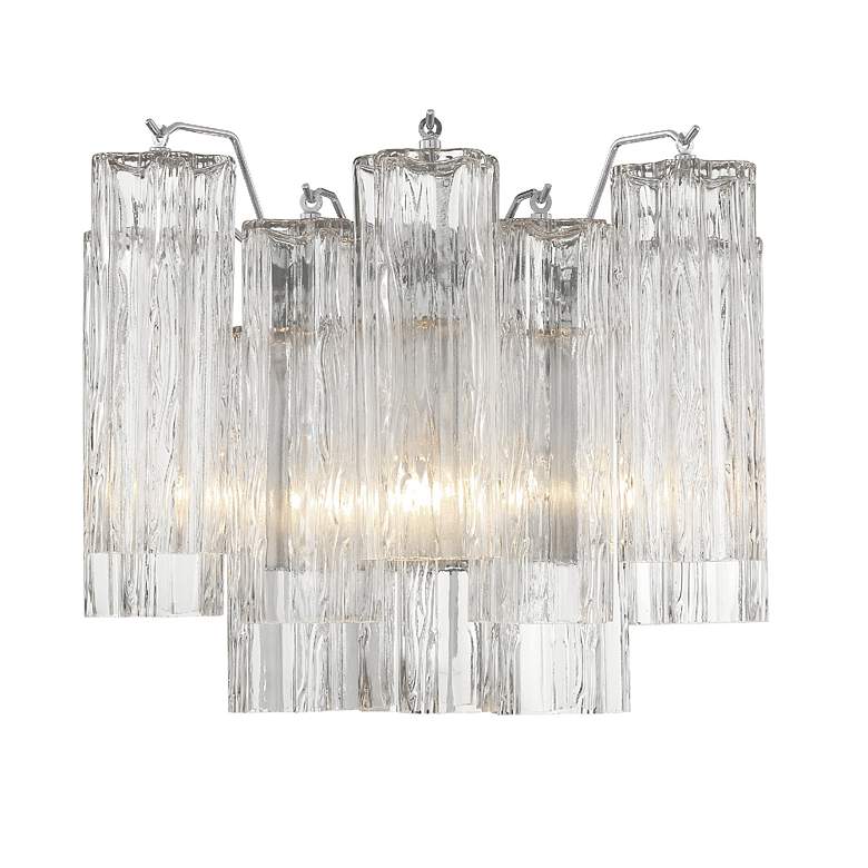 Image 2 Addis 2 Light Polished Chrome Wall Mount more views