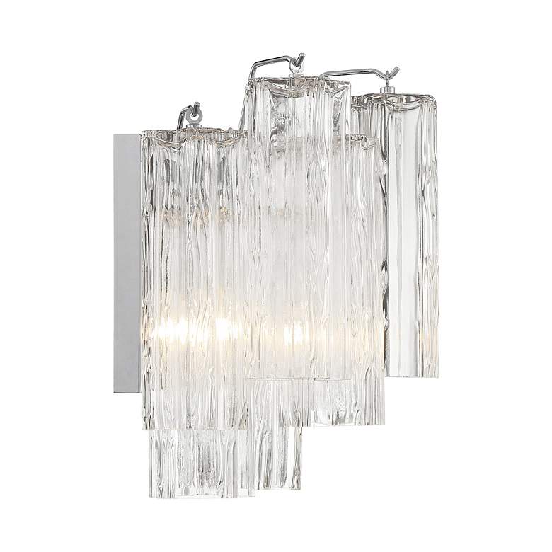 Image 4 Addis 2 Light Polished Chrome Wall Mount more views