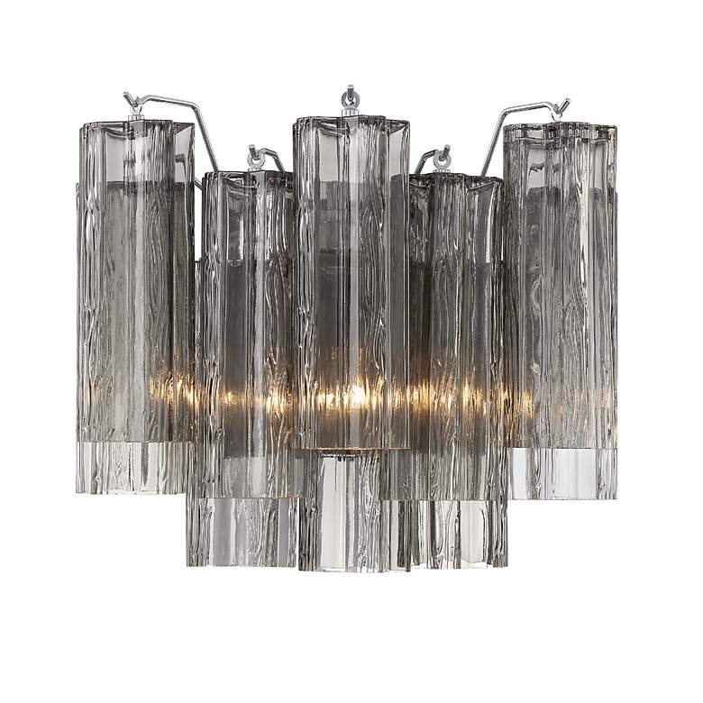 Image 2 Addis 2 Light Polished Chrome Wall Mount more views