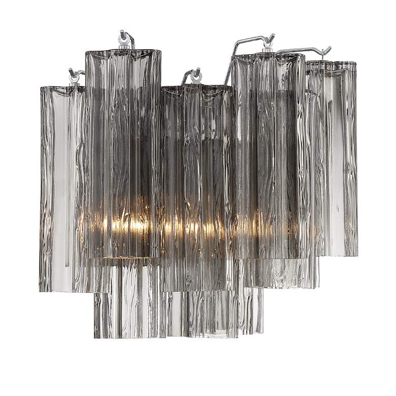 Image 3 Addis 2 Light Polished Chrome Wall Mount more views