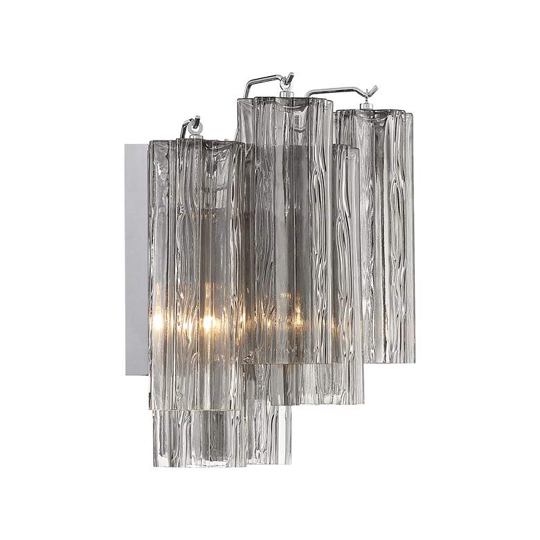 Image 4 Addis 2 Light Polished Chrome Wall Mount more views