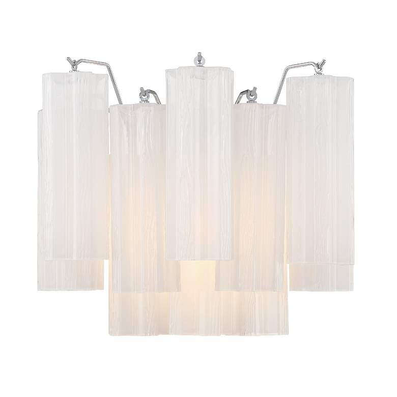 Image 2 Addis 2 Light Polished Chrome Wall Mount more views