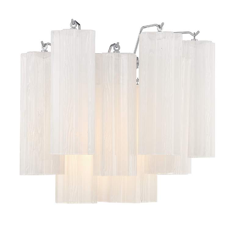 Image 3 Addis 2 Light Polished Chrome Wall Mount more views