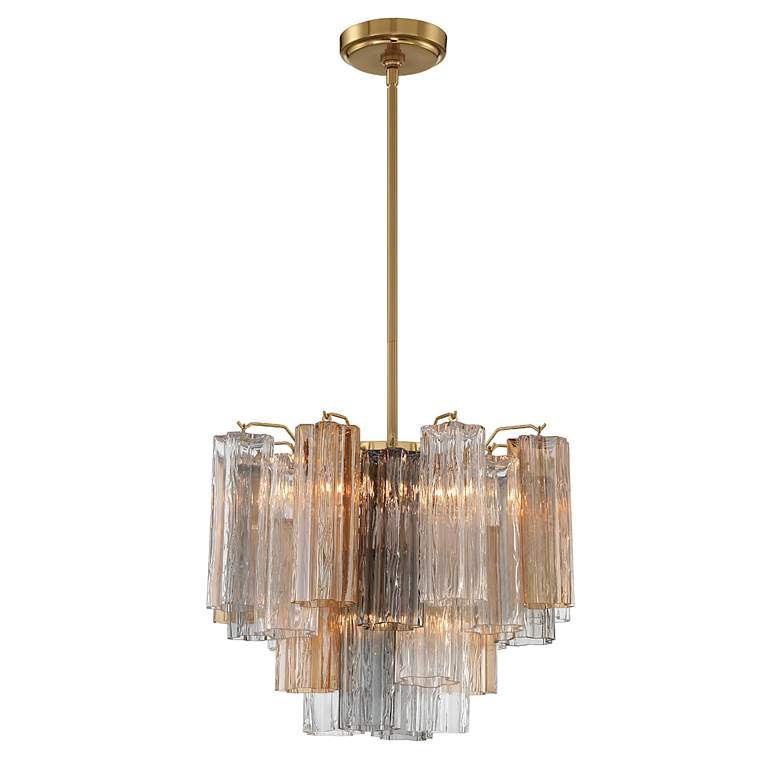 Image 4 Addis 4 Light Aged Brass Chandelier more views