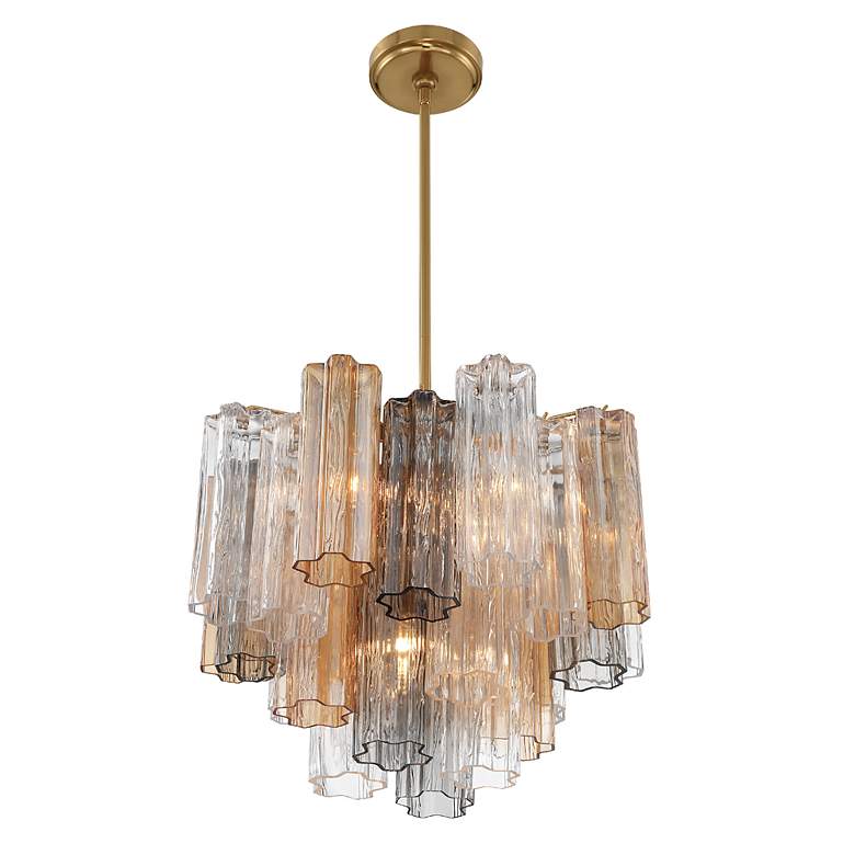 Image 5 Addis 4 Light Aged Brass Chandelier more views