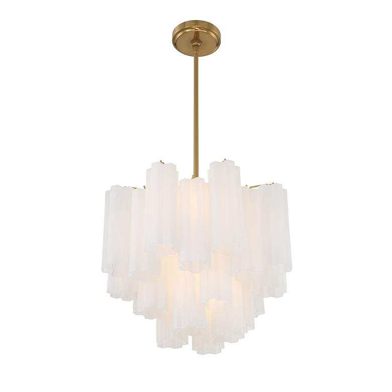 Image 4 Addis 4 Light Aged Brass Chandelier more views