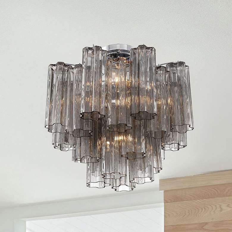 Image 7 Addis 4 Light Polished Chrome Ceiling Mount more views