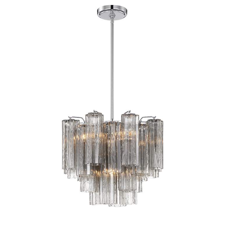 Image 3 Addis 4 Light Polished Chrome Chandelier more views