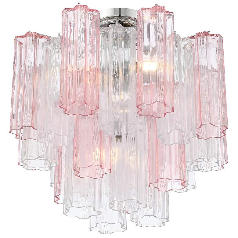 Image 4 Addis 4 Light Polished Chrome Semi Flush Mount more views
