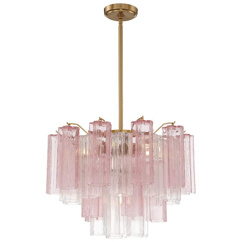 Image 1 Addis 6 Light Aged Brass Chandelier