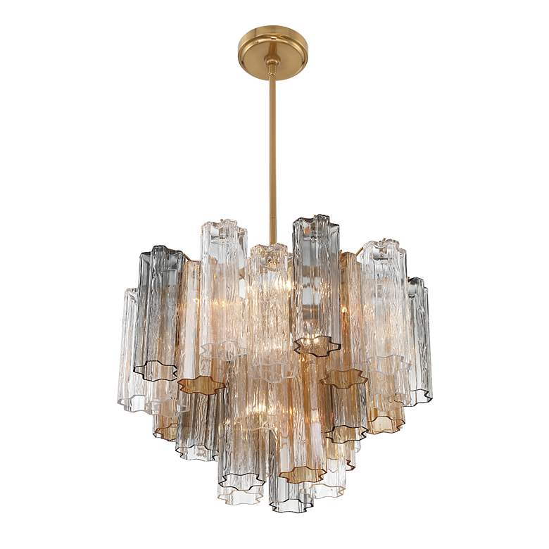 Image 4 Addis 6 Light Aged Brass Chandelier more views