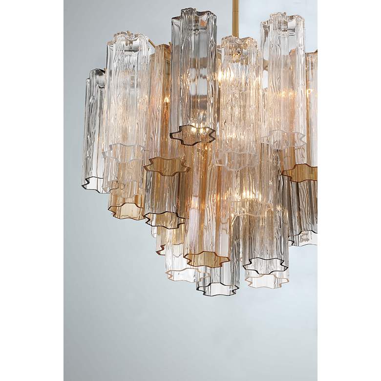 Image 6 Addis 6 Light Aged Brass Chandelier more views