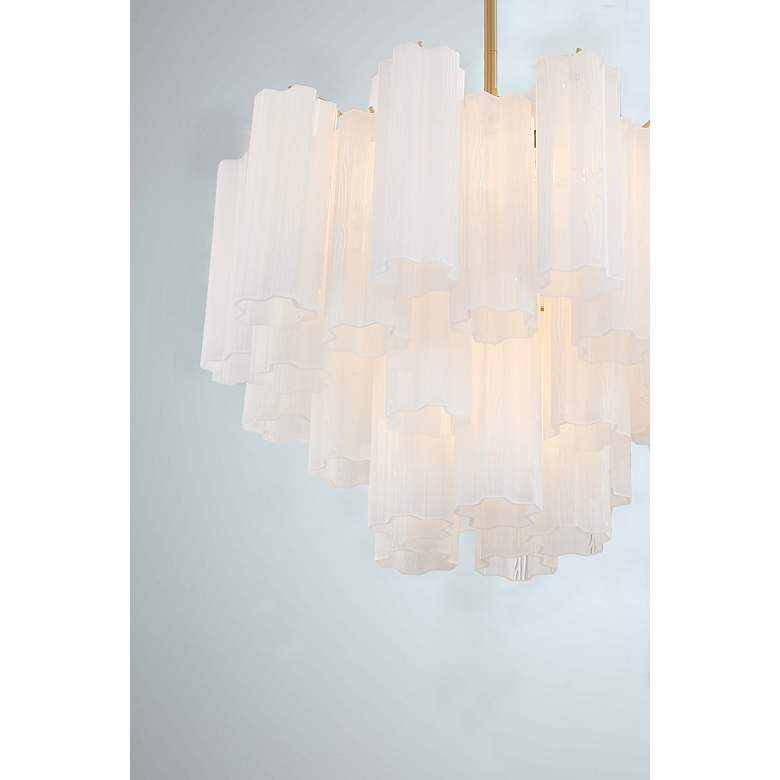 Image 6 Addis 6 Light Aged Brass Chandelier more views