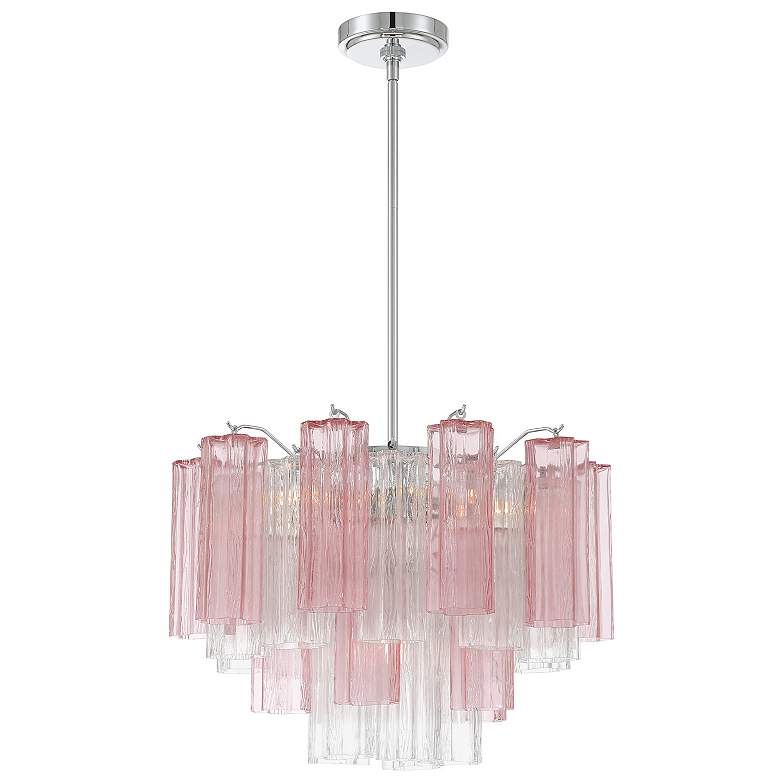 Image 1 Addis 6 Light Polished Chrome Chandelier