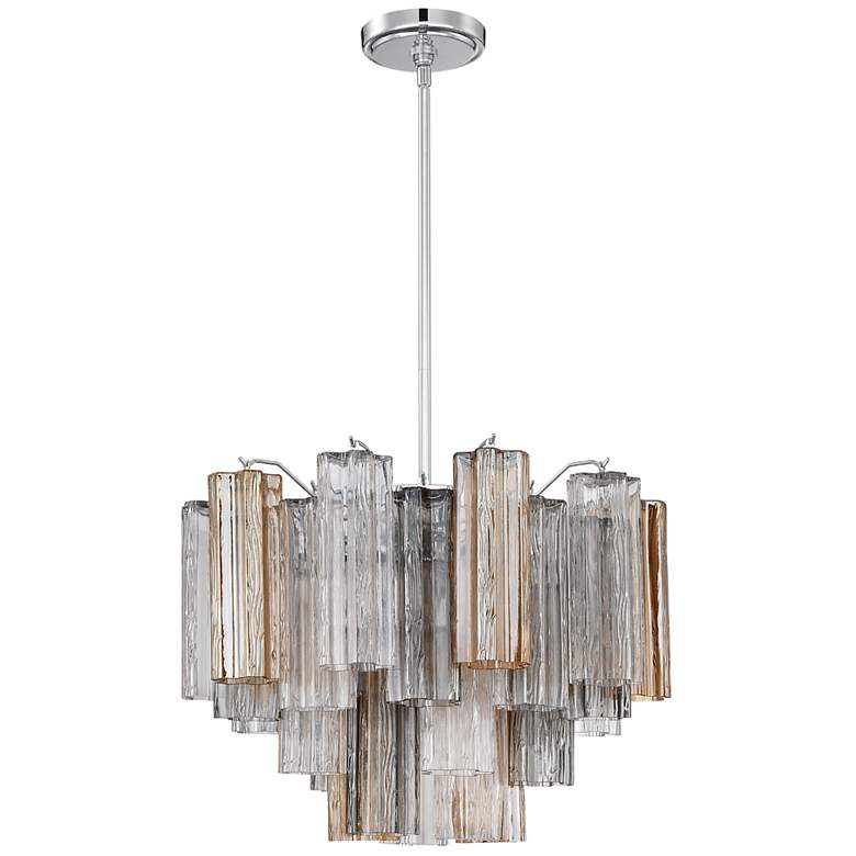 Image 2 Addis 6 Light Polished Chrome Chandelier