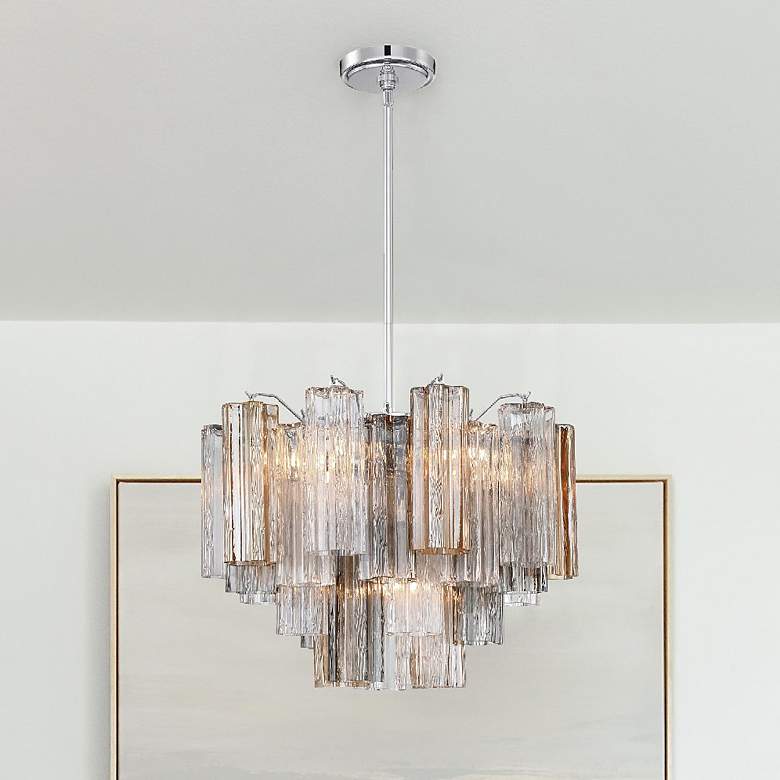 Image 7 Addis 6 Light Polished Chrome Chandelier more views