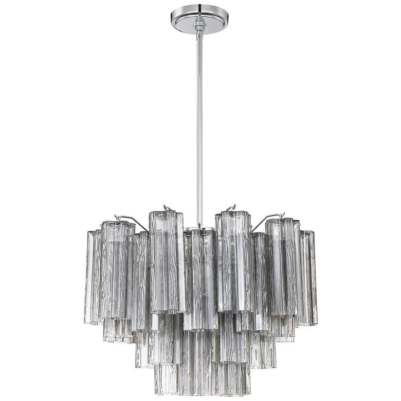 Image 2 Addis 6 Light Polished Chrome Chandelier