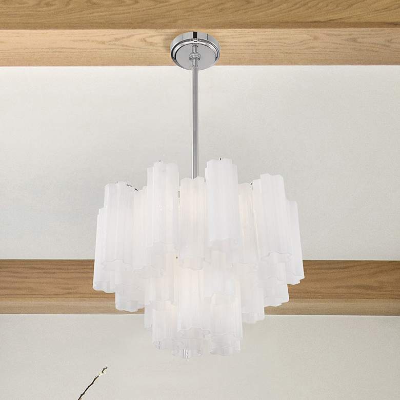 Image 6 Addis 6 Light Polished Chrome Chandelier more views