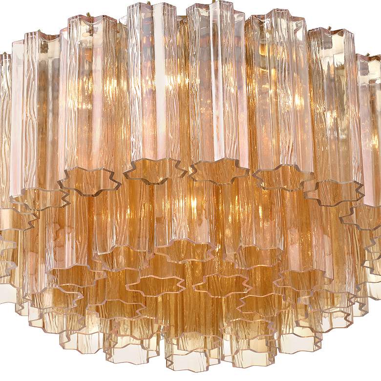 Image 6 Addis 7 Light Aged Brass Flush Mount more views
