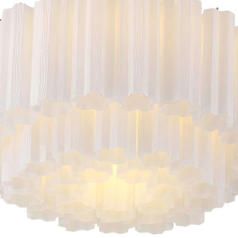 Image 6 Addis 7 Light Aged Brass Flush Mount more views