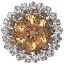 3_Addis 7 Light Aged Brass Flush Mount more views