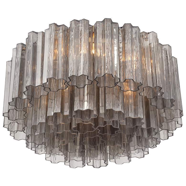 Image 4 Addis 7 Light Aged Brass Flush Mount more views