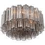 4_Addis 7 Light Aged Brass Flush Mount more views