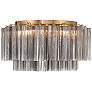 5_Addis 7 Light Aged Brass Flush Mount more views