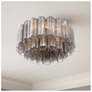 7_Addis 7 Light Aged Brass Flush Mount more views