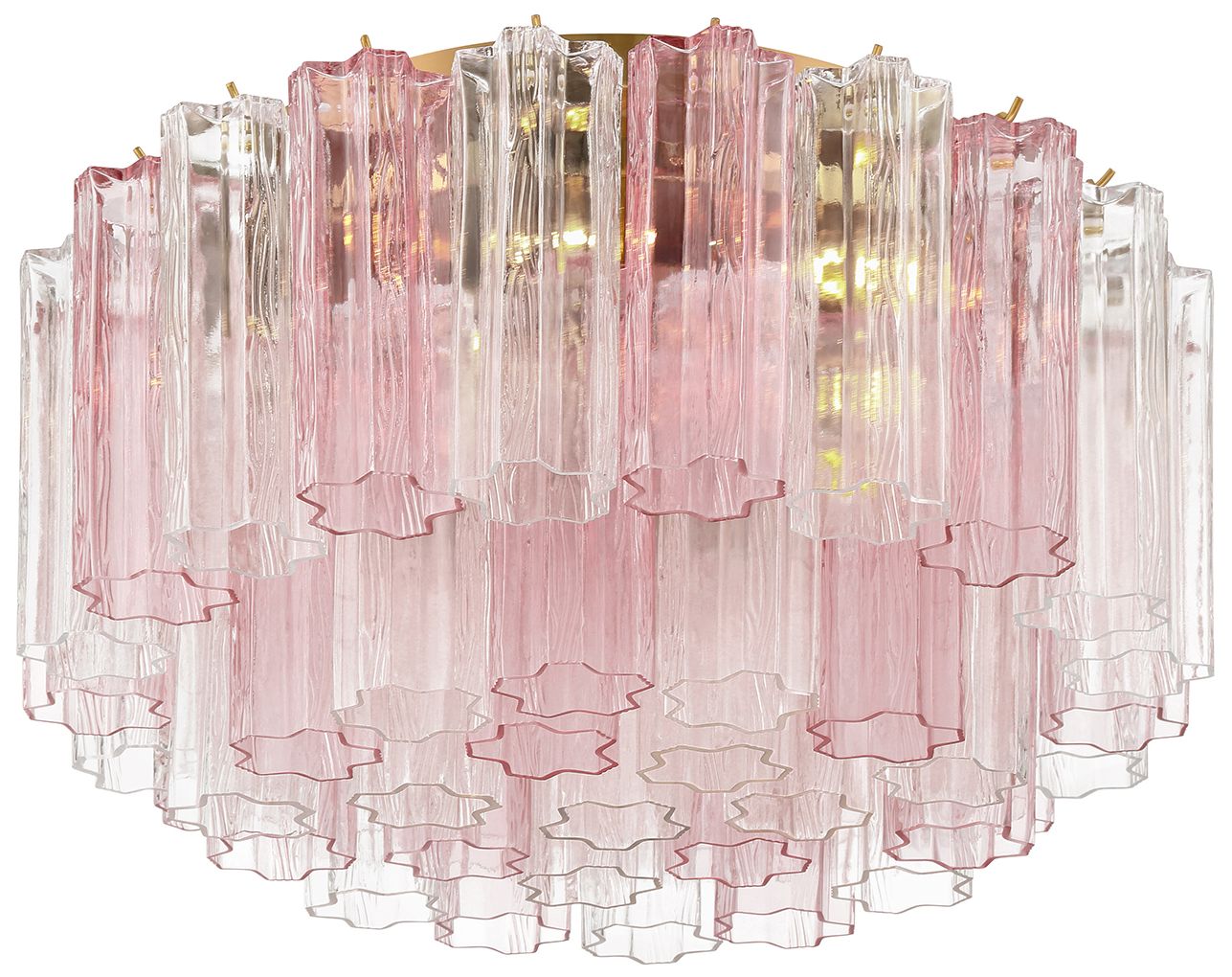 Image 4 Addis 7 Light Aged Brass Flush Mount more views