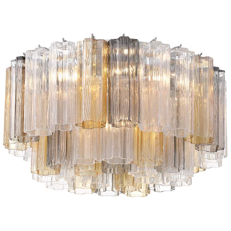 Image 1 Addis 7 Light Polished Chrome Flush Mount
