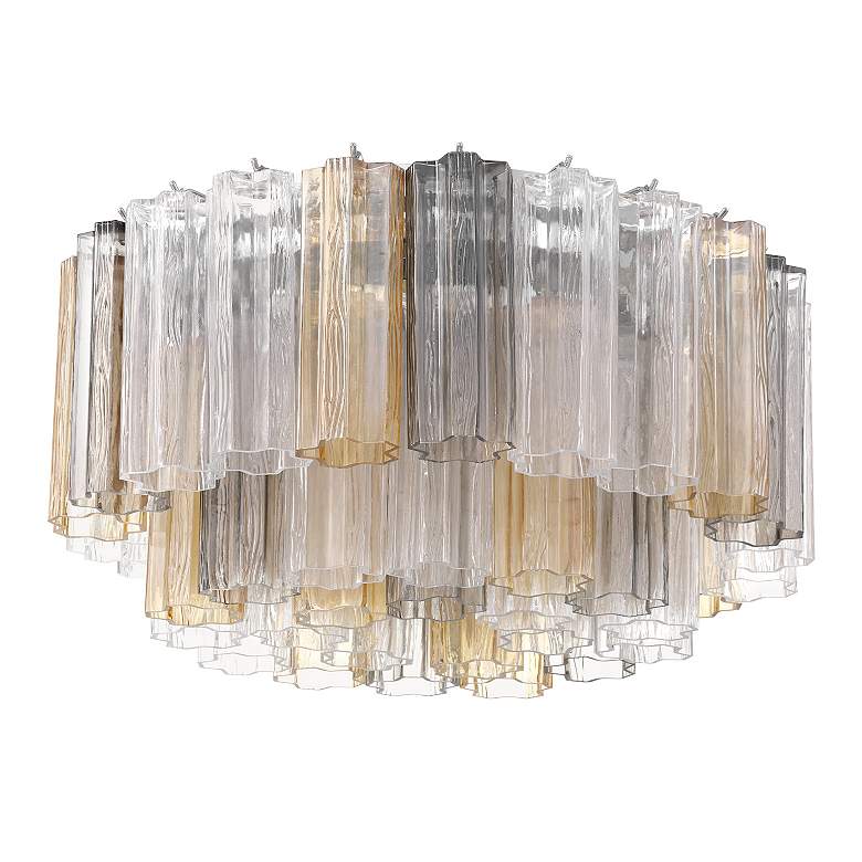 Image 2 Addis 7 Light Polished Chrome Flush Mount more views