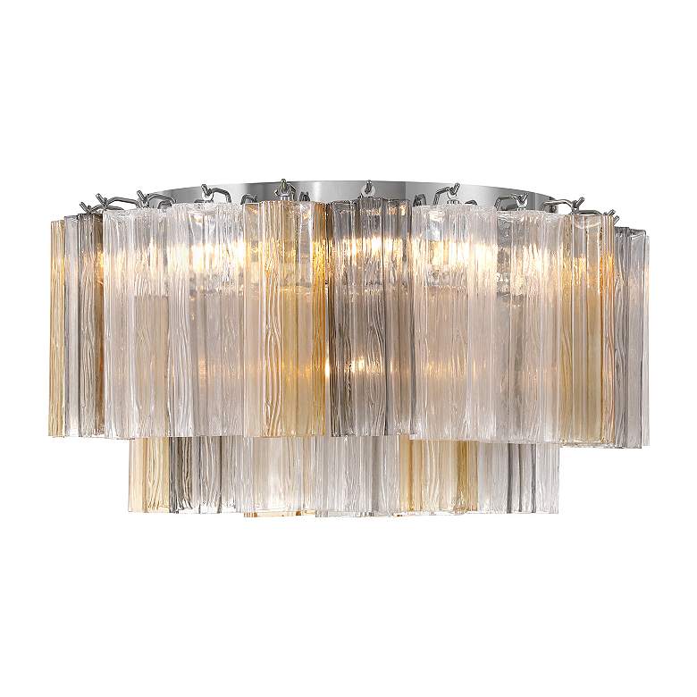 Image 3 Addis 7 Light Polished Chrome Flush Mount more views