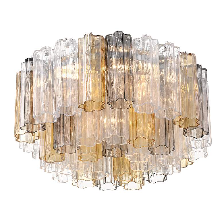 Image 4 Addis 7 Light Polished Chrome Flush Mount more views