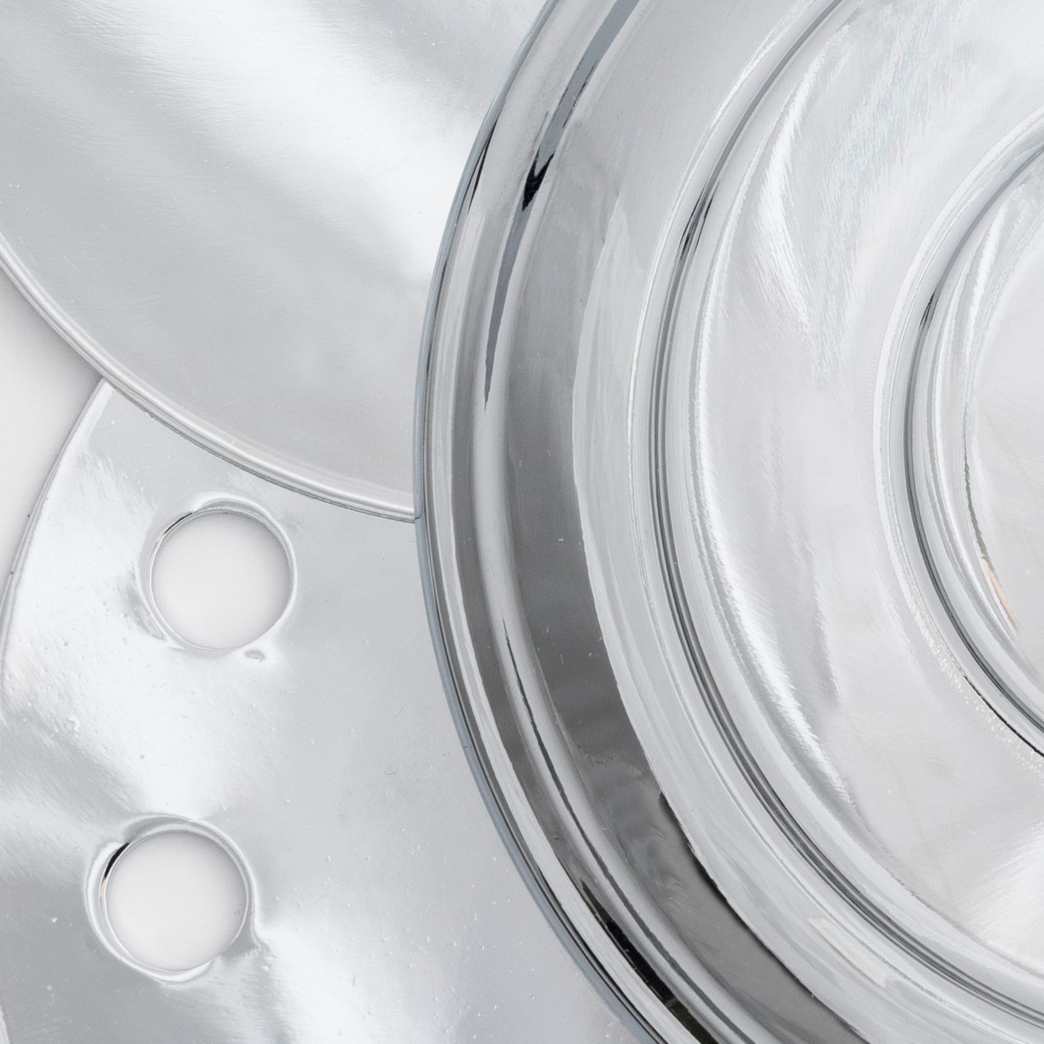 Addis 7 Light Polished Chrome Flush Mount