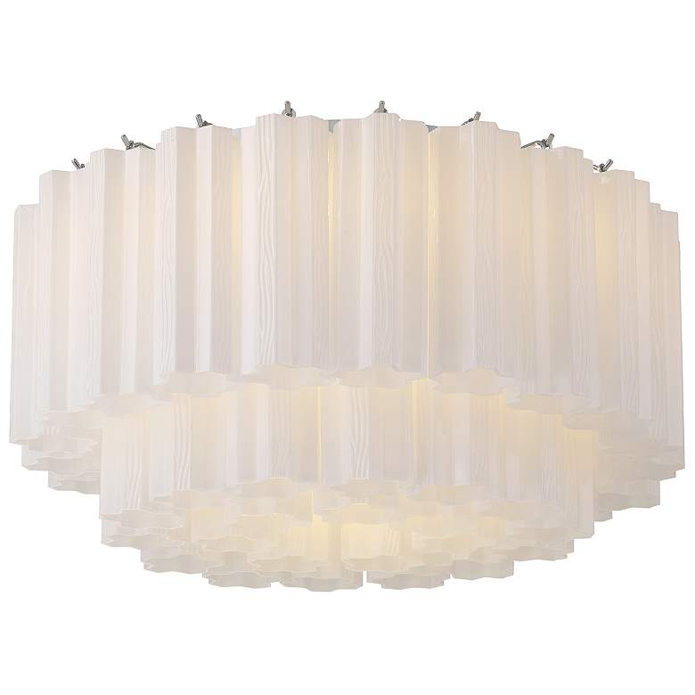 Image 1 Addis 7 Light Polished Chrome Flush Mount