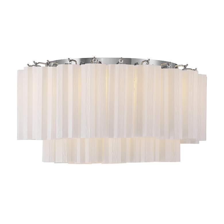 Image 3 Addis 7 Light Polished Chrome Flush Mount more views