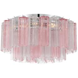 Addis 7 Light Polished Chrome Flush Mount