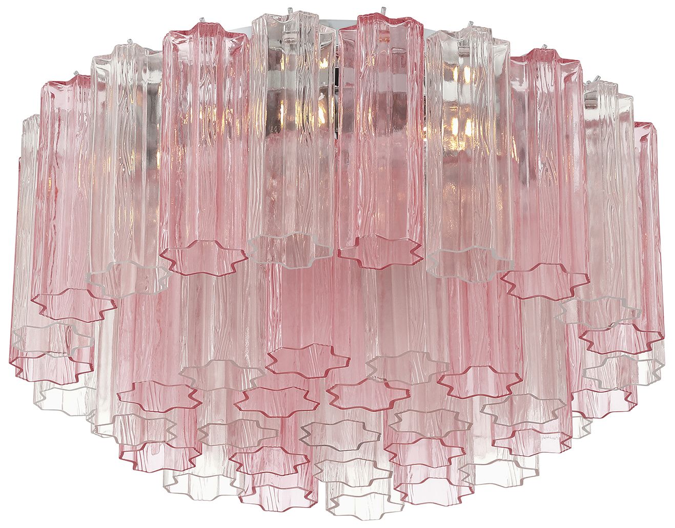 Image 4 Addis 7 Light Polished Chrome Flush Mount more views